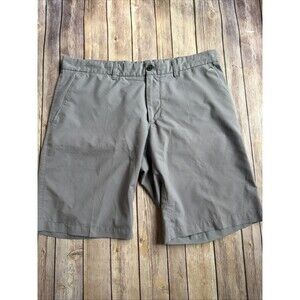 J. Lindeberg Somle Golf Shorts Mens Size 36 Light Gray 11" Inseam Mid Rise